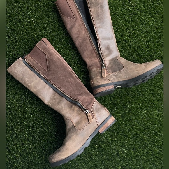 The Sorel Emelie Tall Boot Tobacco brown - Picture 15 of 16